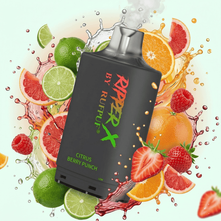 Ripper X 75K Turbo Pod - Citrus Berry Punch 30ml / 20mg Vape SuperStore Yorkton Saskatchewan