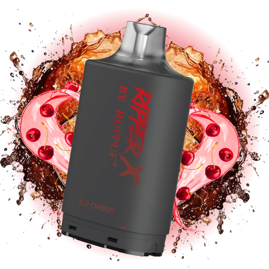 Ripper X 75k Turbo Pod - D.P Cherry 75000 / 20mg Vape SuperStore Yorkton Saskatchewan