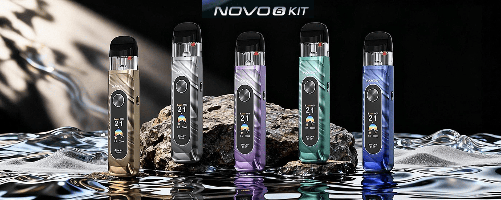 SMOK Novo 6 Pod Kit Web Banner for Yorkton Vape SuperStore in Saskatchewan Canada