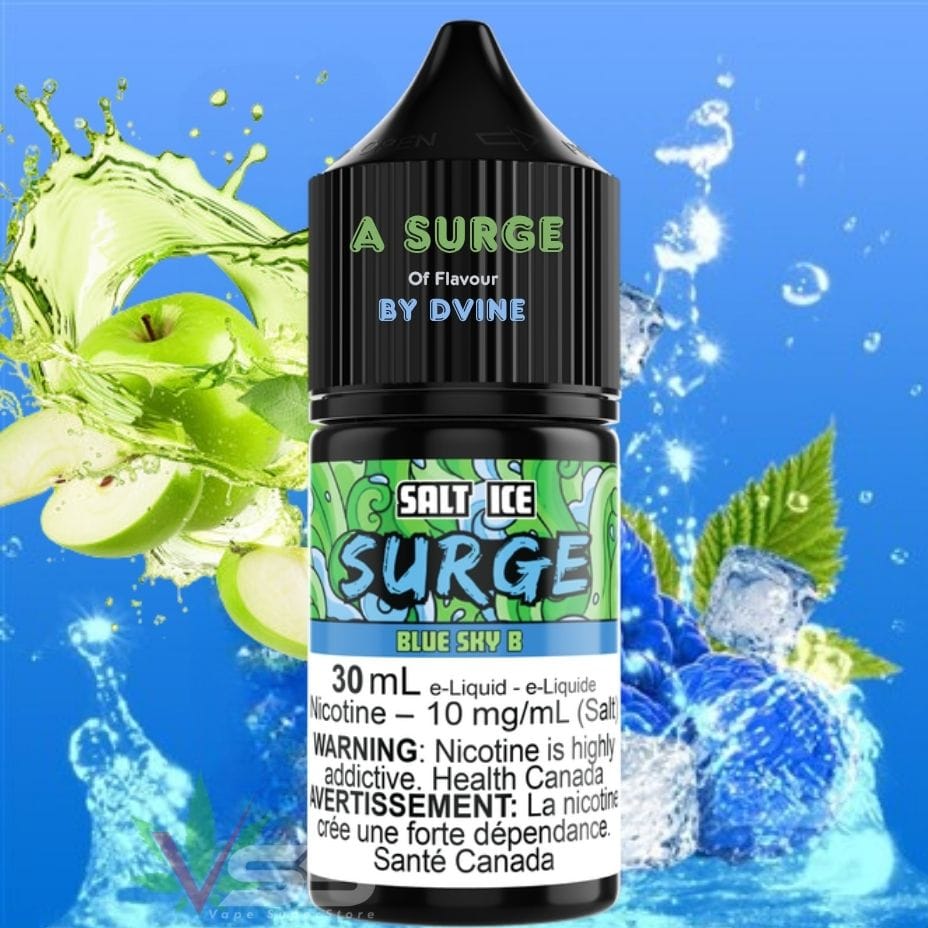 Surge Ice Salt Blue Sky B 30ml / 20mg Yorkton Vape SuperStore Saskatchewan Canada