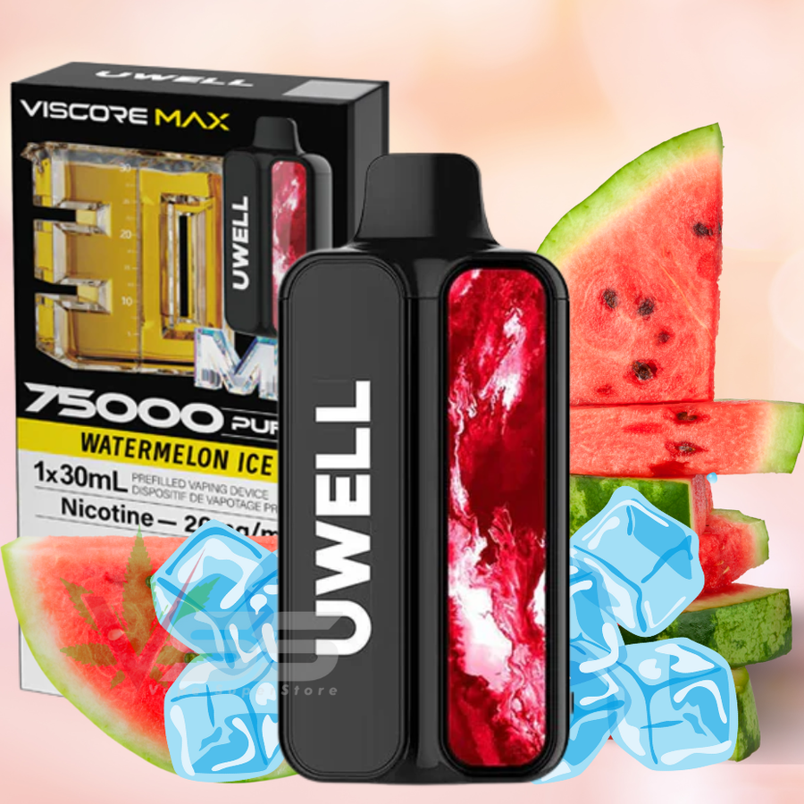 UWELL Viscore 75K Disposable Vape - Watermelon Ice at Yorkton Vape SuperStore in Saskatchewan Canada