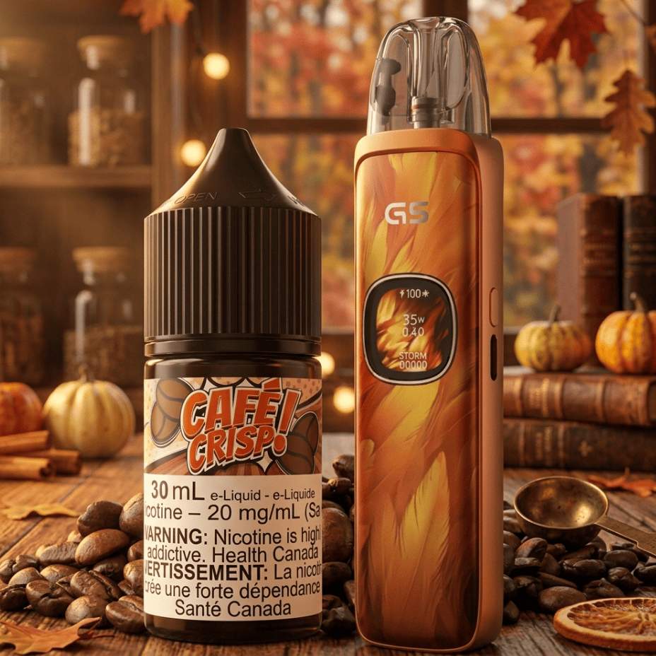 Uwell Caliburn G5 Pod Kit / Maverick Salt Cafe Crisp / 30mL / 20mg Vape SuperStore Yorkton Saskatchewan