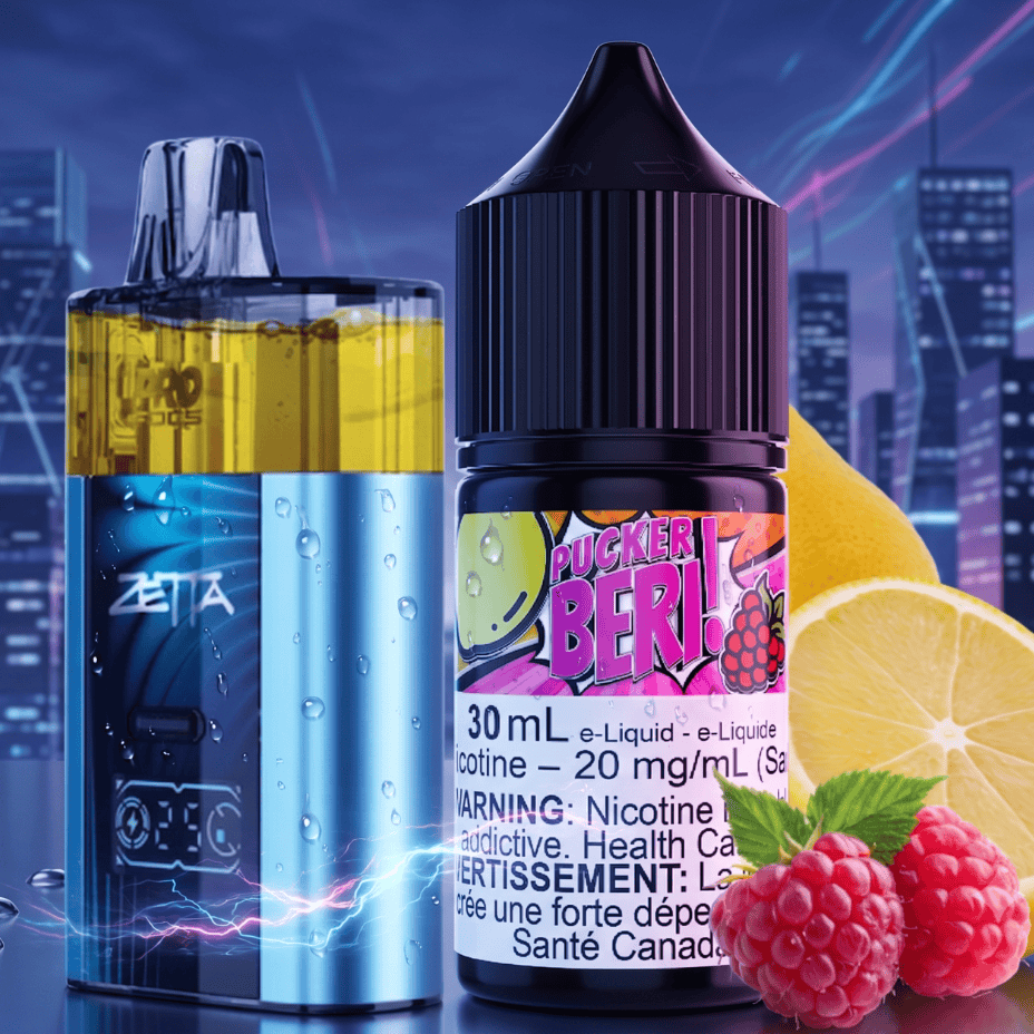 Uwell Zetta Pod Kit / Maverick Salt Pucker Beri Vape SuperStore Yorkton Saskatchewan
