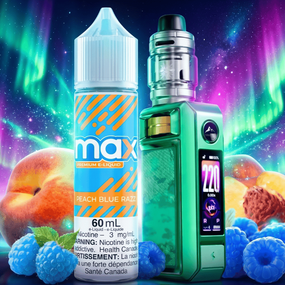 VooPoo Drag 3 box mod with Max e-liquid 60ml freebase