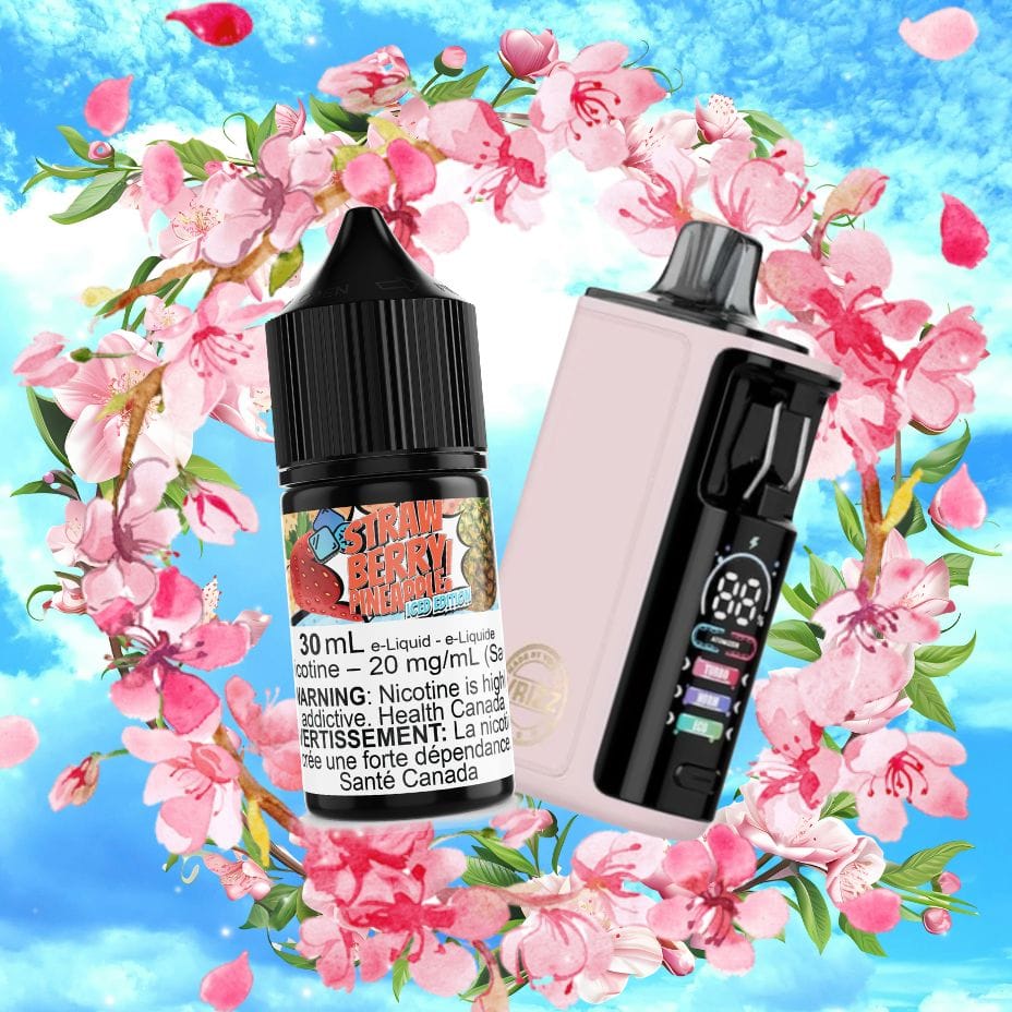 Voopoo Vrizz 2 Pod Kit and Maverick Strawberry Pineapple Salt / 30ml / 20mg Vape SuperStore Yorkton Saskatchewan