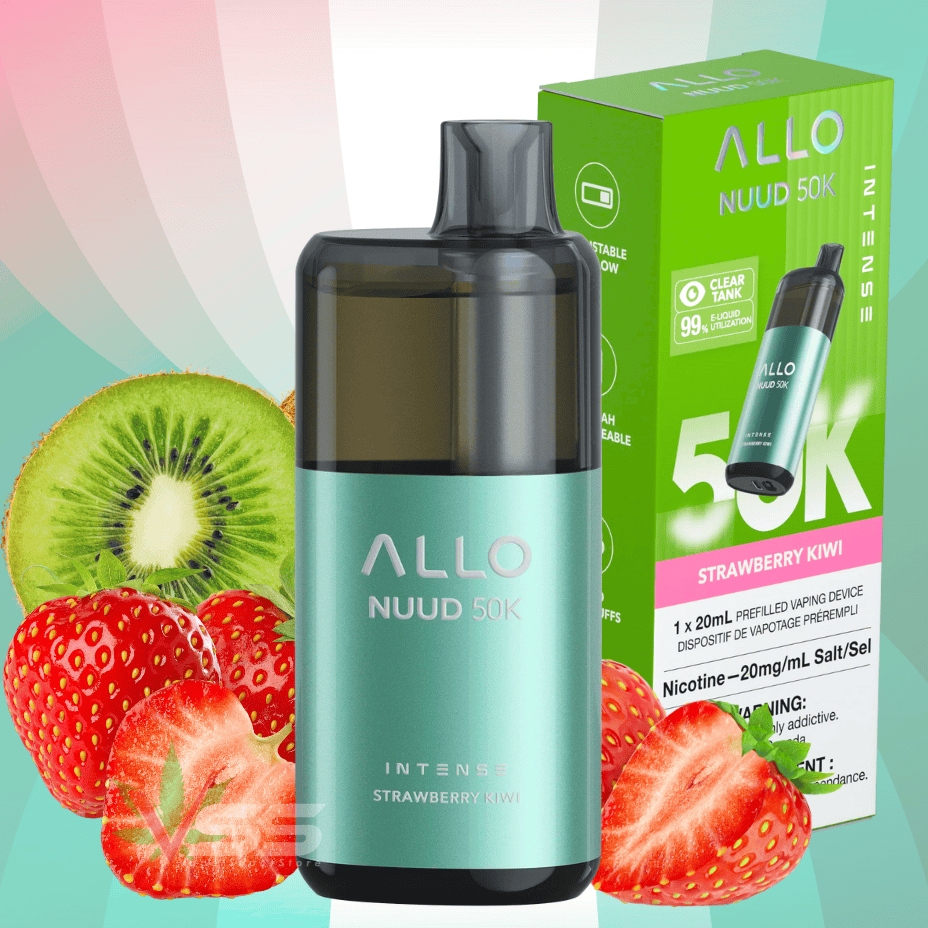 ALLO Nuud 50K Disposable Vape - Strawberry Kiwi Vape Superstore Yorkton Saskatchewan