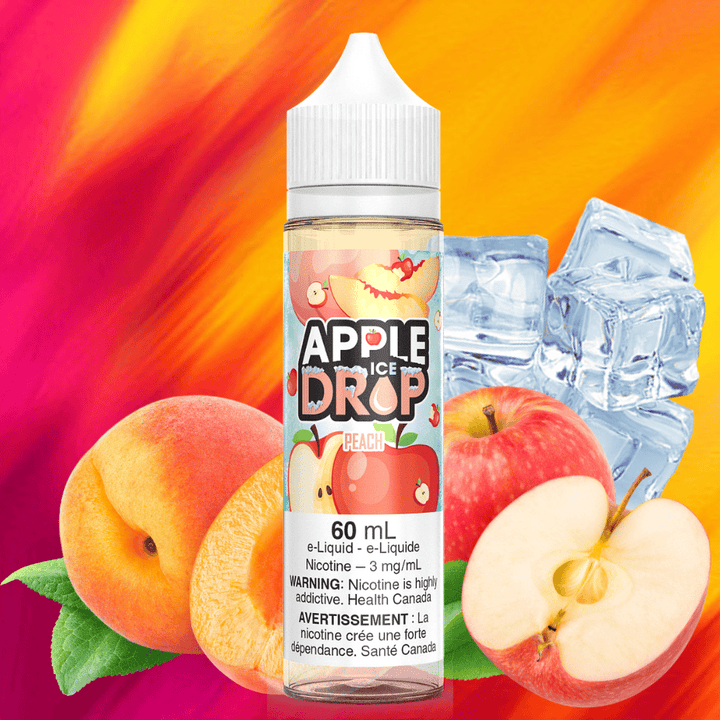 Apple Drop E-Liquid - Peach Ice Vape Superstore Yorkton Saskatchewan