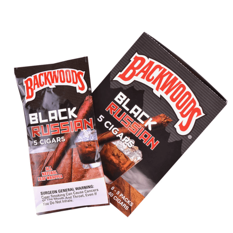 Backwoods Cigars - Black Russian 5/pkg Vape Superstore Yorkton Saskatchewan