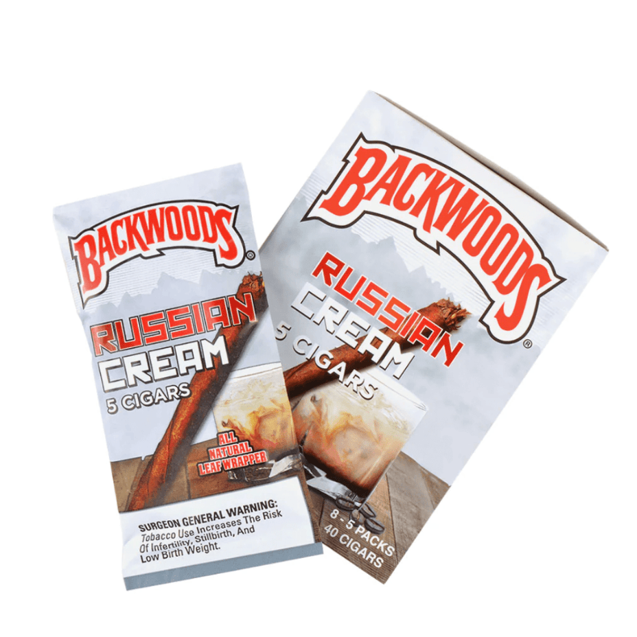 Backwoods Cigars - Russian Cream 5/pkg Vape Superstore Yorkton Saskatchewan