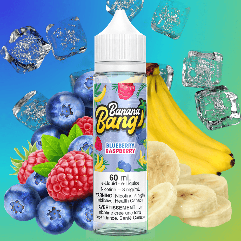Banana Bang E-Liquid - Blueberry Raspberry Ice Vape Superstore Yorkton Saskatchewan