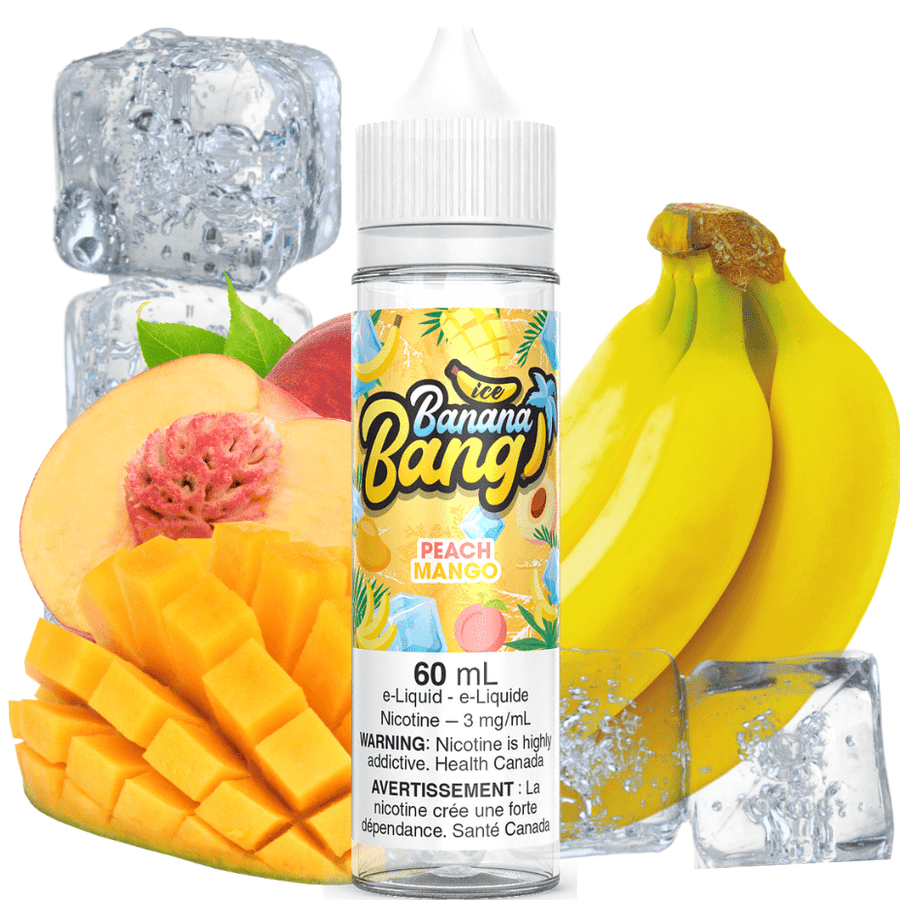 Banana Bang E-Liquid Freebase E-Liquid 60ml / 3mg Peach Mango Ice by Banana Bang E-Liquid Peach Mango Ice by Banana Bang E-Liquid - Yorkton