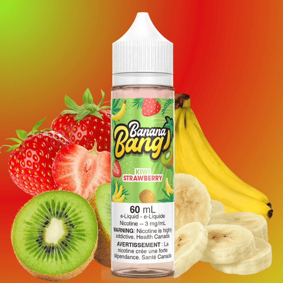 Banana Bang E-Liquid - Kiwi Strawberry Vape Superstore Yorkton Saskatchewan