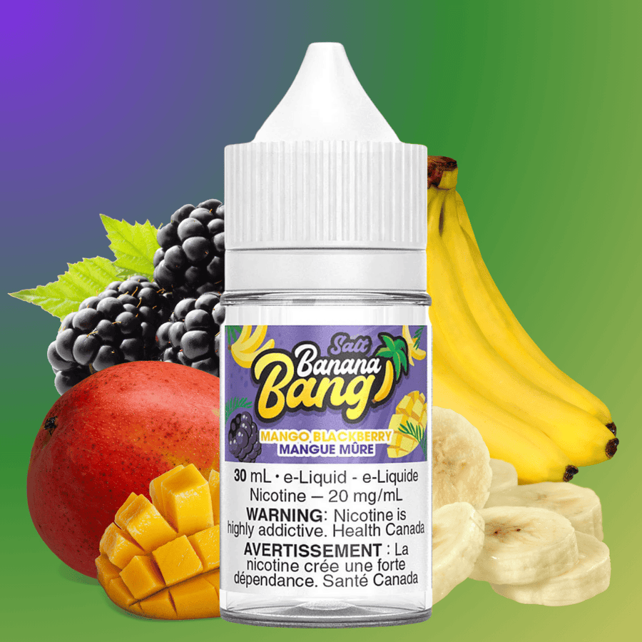 Banana Bang Salt - Mango Blackberry Vape Superstore Yorkton Saskatchewan