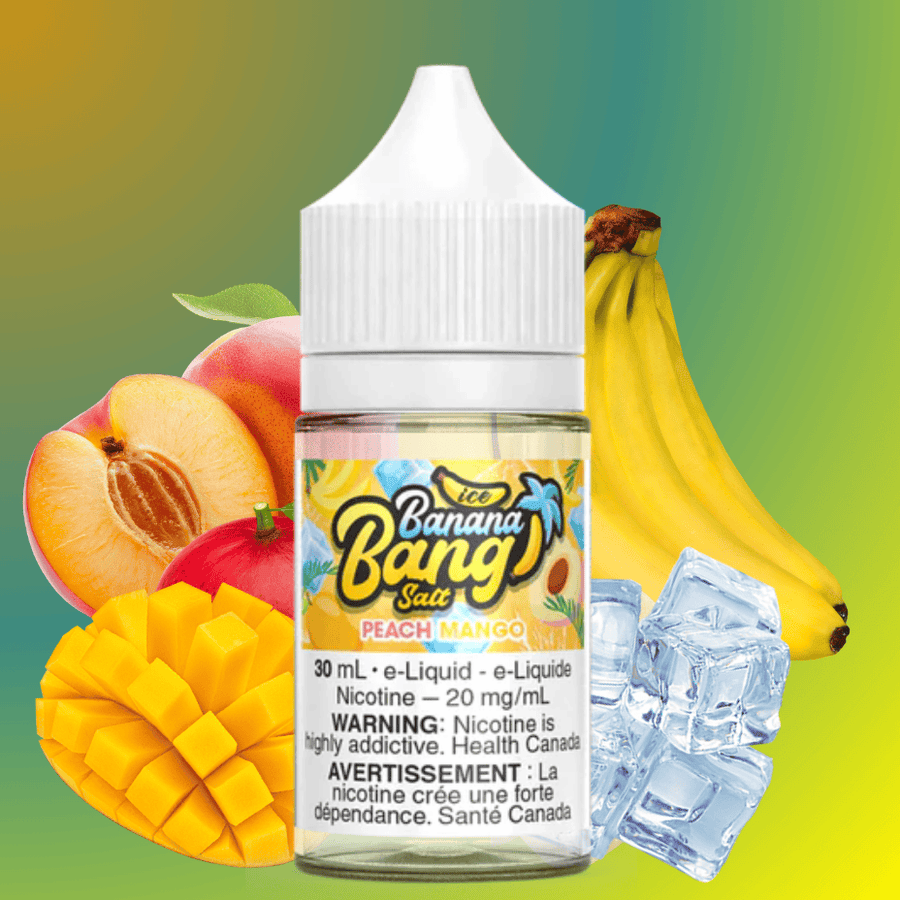 Banana Bang Salt - Peach Mango Ice 30ml / 12mg Vape Superstore Yorkton Saskatchewan