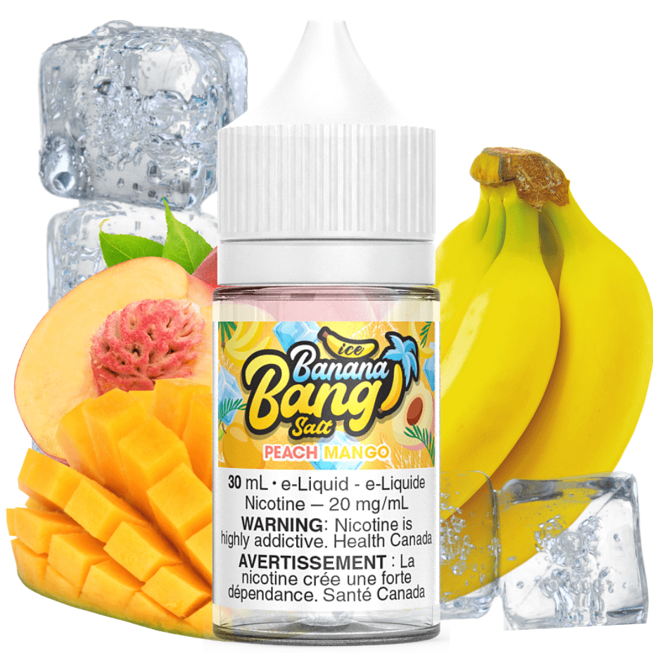 Banana Bang Salt - Peach Mango Ice Vape Superstore Yorkton Saskatchewan
