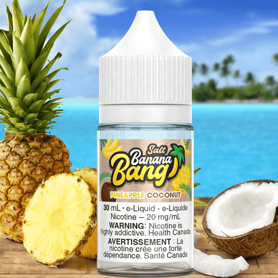 Banana Bang Salt - Pineapple Coconut 30ml / 12mg Vape Superstore Yorkton Saskatchewan