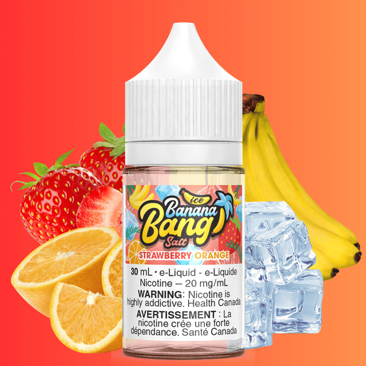 Banana Bang Salt - Strawberry Orange Ice 30ml / 12mg Vape Superstore Yorkton Saskatchewan