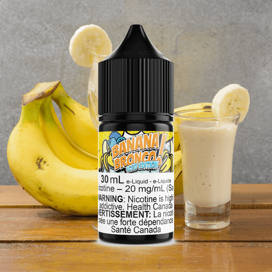 Banana Bronco Iced Salt by Maverick E-Liquid 30ml / 12mg Vape Superstore Yorkton Saskatchewan