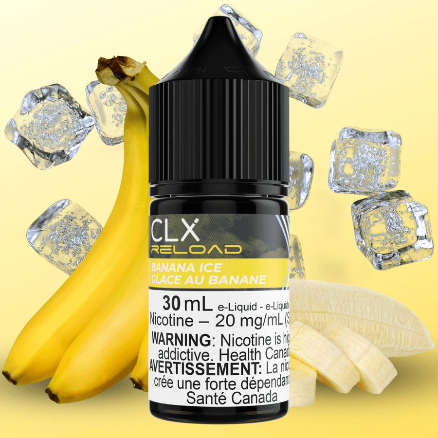 Banana Ice Salt by CLX Reload E-Liquid Vape Superstore Yorkton Saskatchewan