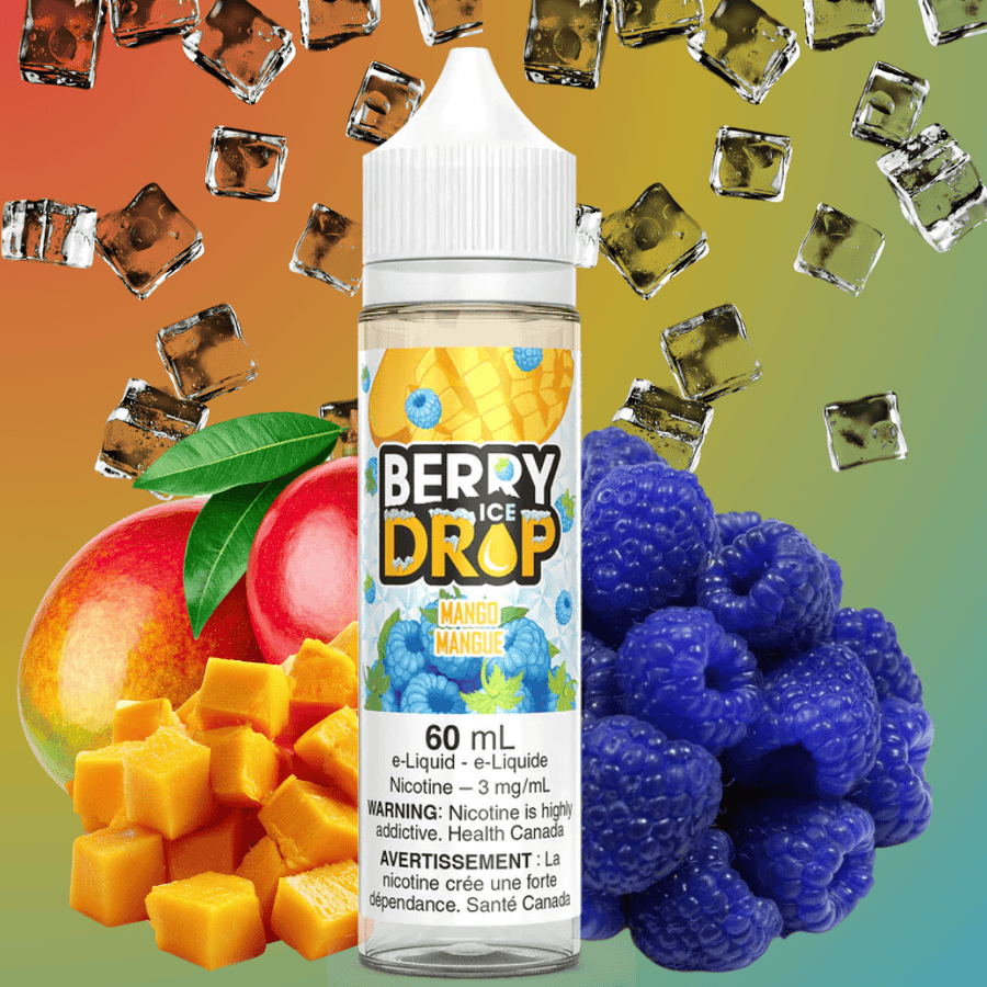 Berry Drop E-Liquid - Mango Ice 60ml / 3mg Vape Superstore Yorkton Saskatchewan