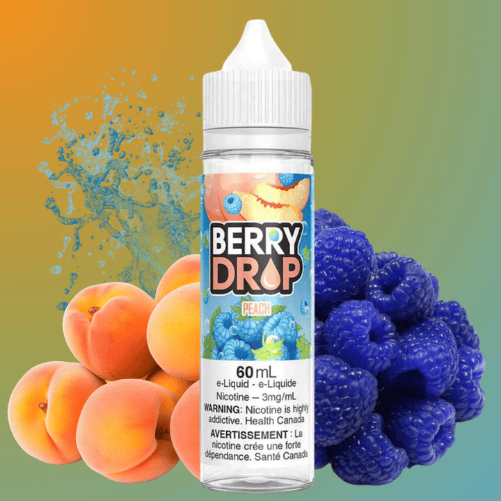 Berry Drop E-Liquid - Peach 60ml / 3mg Vape Superstore Yorkton Saskatchewan