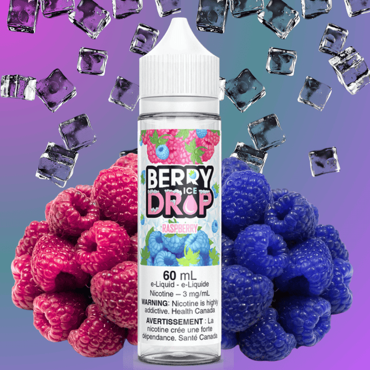 Berry Drop E-Liquid - Raspberry Ice 60ml / 3mg Vape Superstore Yorkton Saskatchewan