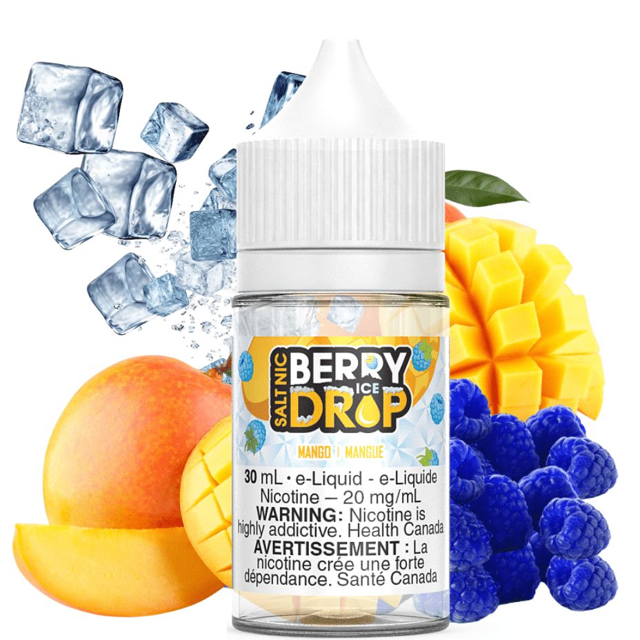 Berry Drop Salt E-Liquid Salt Nic E-Liquid 30ml / 12mg Mango Ice Salt by Berry Drop E-liquid Mango Ice Salt by Berry Drop E-liquid-Yorkton Vape SuperStore Sask, CA