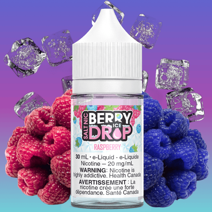 Berry Drop Salt - Raspberry Ice 30ml / 12mg Vape Superstore Yorkton Saskatchewan