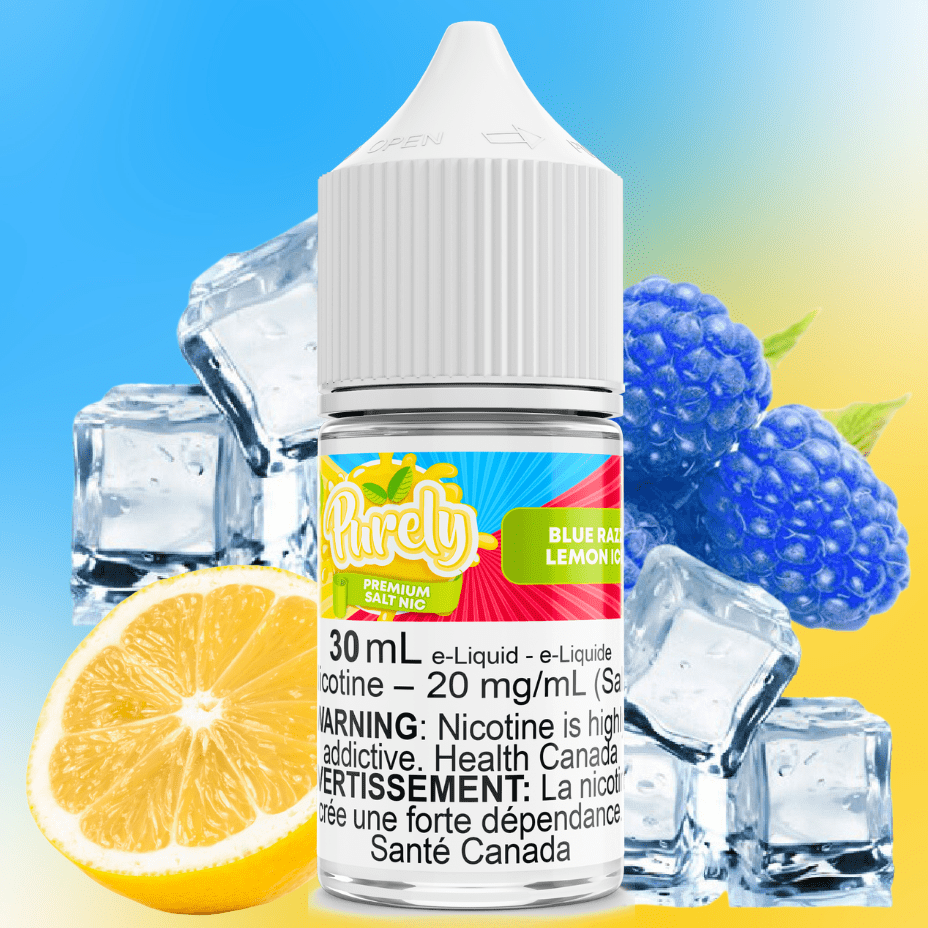 Blue Razz Lemon Ice Salt Nic by Purely E-Liquid Vape Superstore Yorkton Saskatchewan