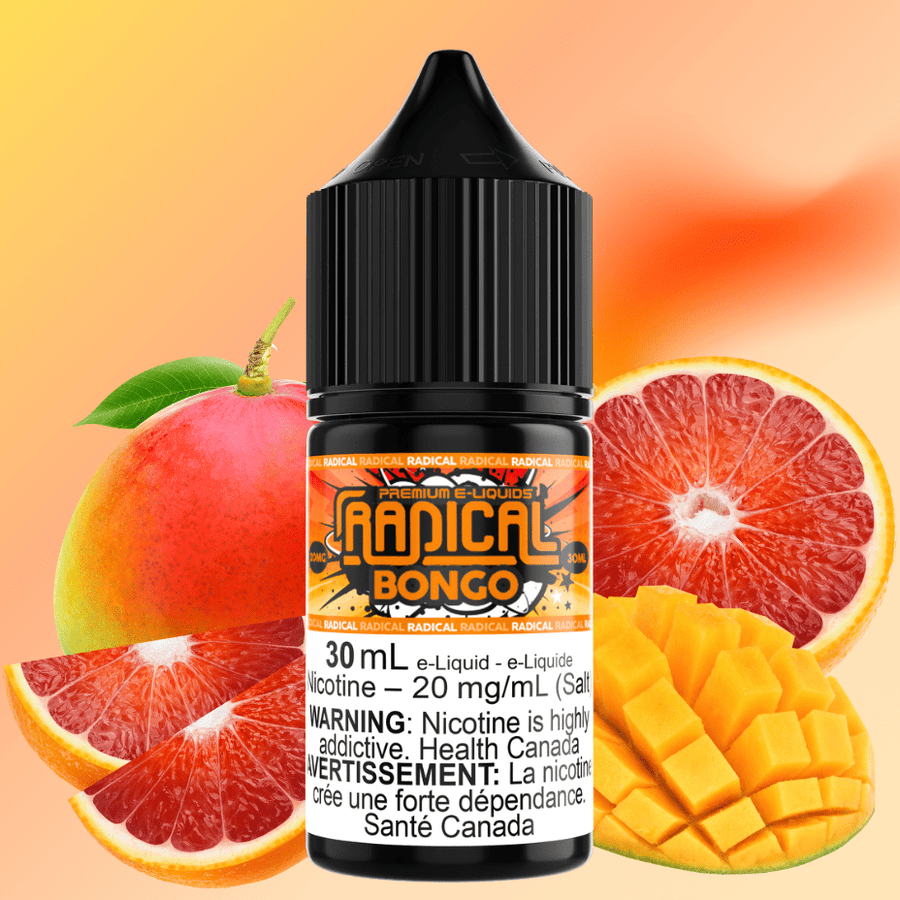 Bongo Salt Nic by Radical E-liquid 30mL / 12mg Vape Superstore Yorkton Saskatchewan