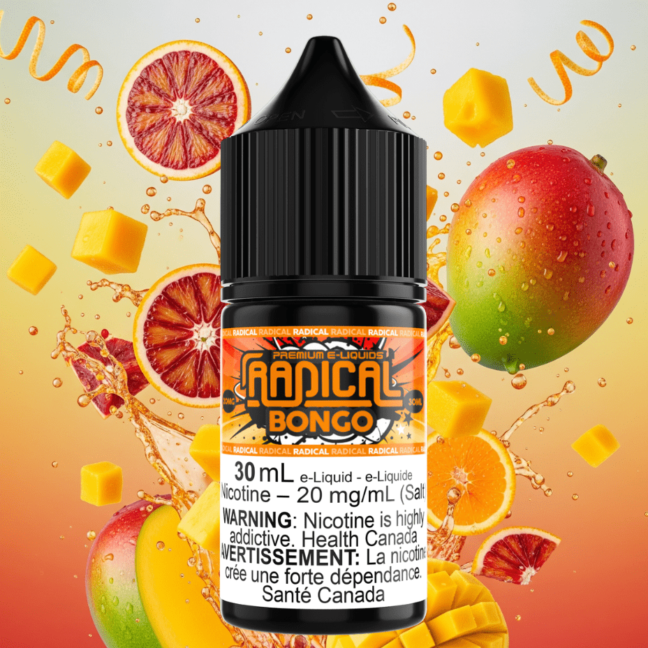 Bongo Salt Nic by Radical E-liquid 30mL / 20mg Vape Superstore Yorkton Saskatchewan