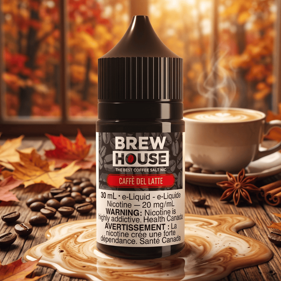 Brew House Salt - Caffe Del Latte Vape Superstore Yorkton Saskatchewan