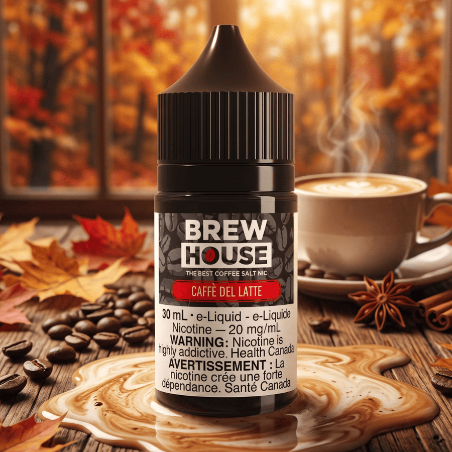 Brew House Salt - Caffe Del Latte Vape Superstore Yorkton Saskatchewan