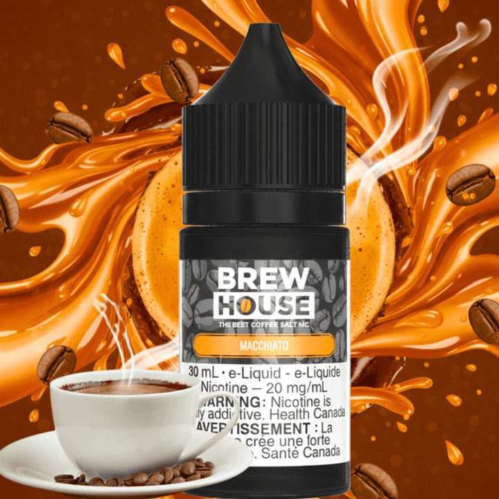 Brew House Salt E-Liquid Macchiato Vape Superstore Yorkton Saskatchewan