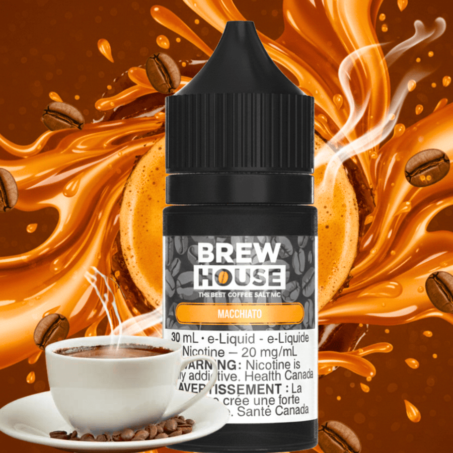 Brew House Salt E-Liquid Macchiato Vape Superstore Yorkton Saskatchewan