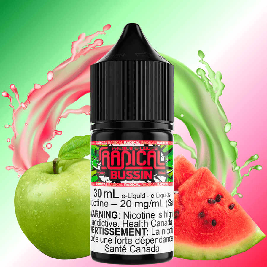 Bussin Salt Nic by Radical E-liquid 30ml / 12mg Vape Superstore Yorkton Saskatchewan