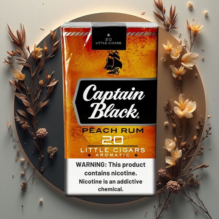 Captain Black Little Cigars - Peach Rum Vape Superstore Yorkton Saskatchewan