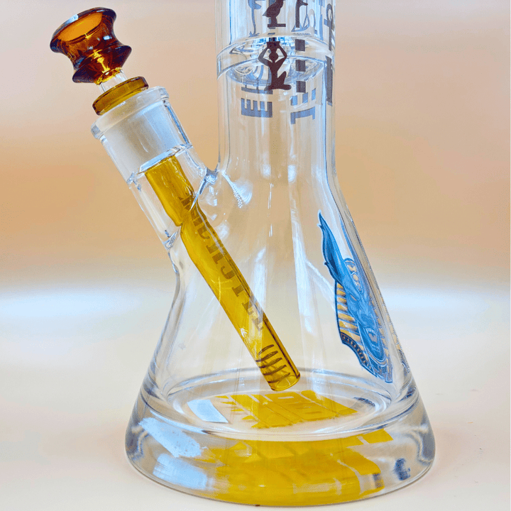 Castle Glassworks 9mm Anubis 18" 18in / Beaker Bong Vape Superstore Yorkton Saskatchewan