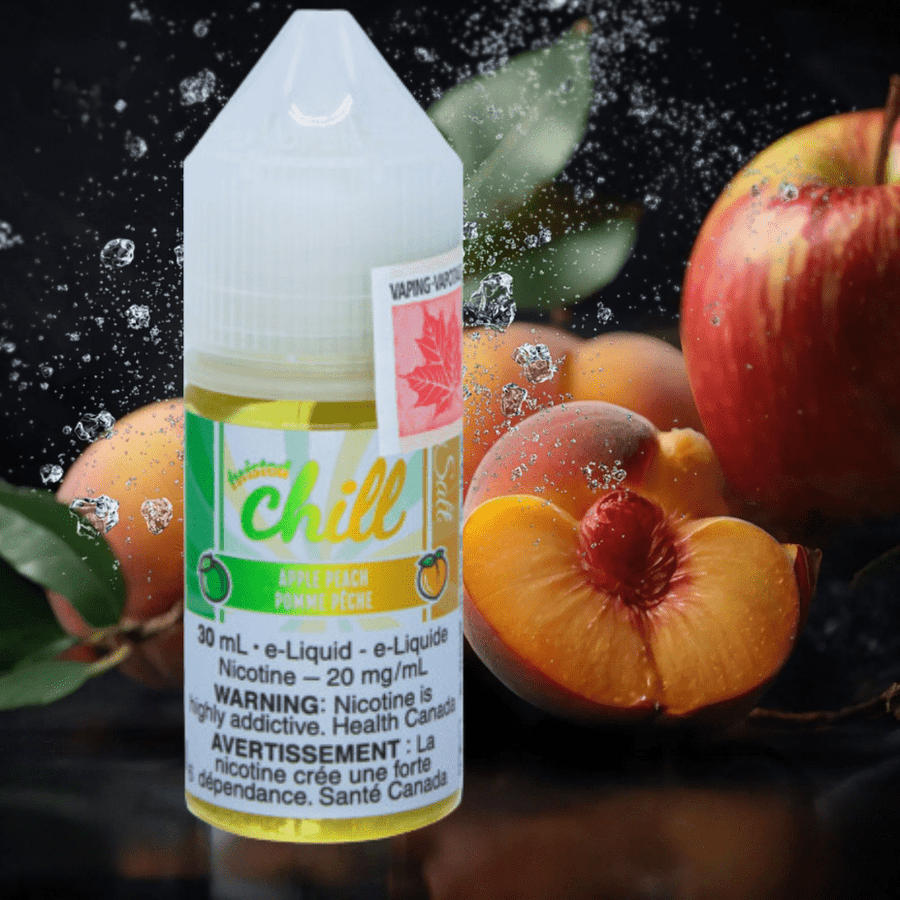 Chill E-Liquid Salt Nic E-Liquid Apple Peach Salts by Chill E-Liquid Apple Peach Salts by Chill E-Liquid - Yorkton Vape SuperStore