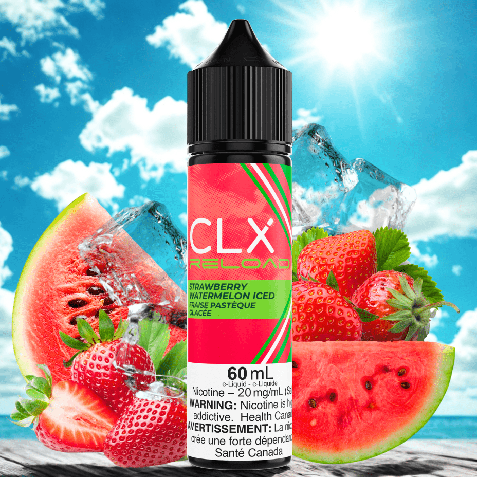 CLX Reload 60ml Salt-Strawberry Watermelon Ice 60ml / 20mg Vape Superstore Yorkton Saskatchewan