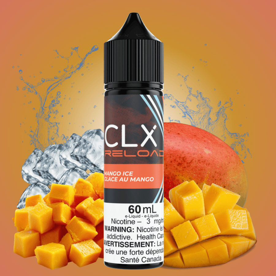 Clx Reload E-Liquid - Mango Ice 60ml / 3mg Vape Superstore Yorkton Saskatchewan