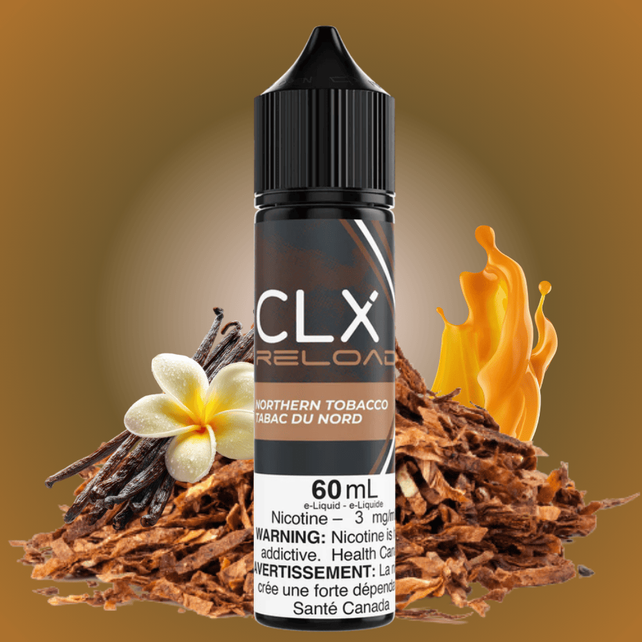 Clx Reload E-Liquid - Northern Tobacco 60ml / 3mg Vape Superstore Yorkton Saskatchewan