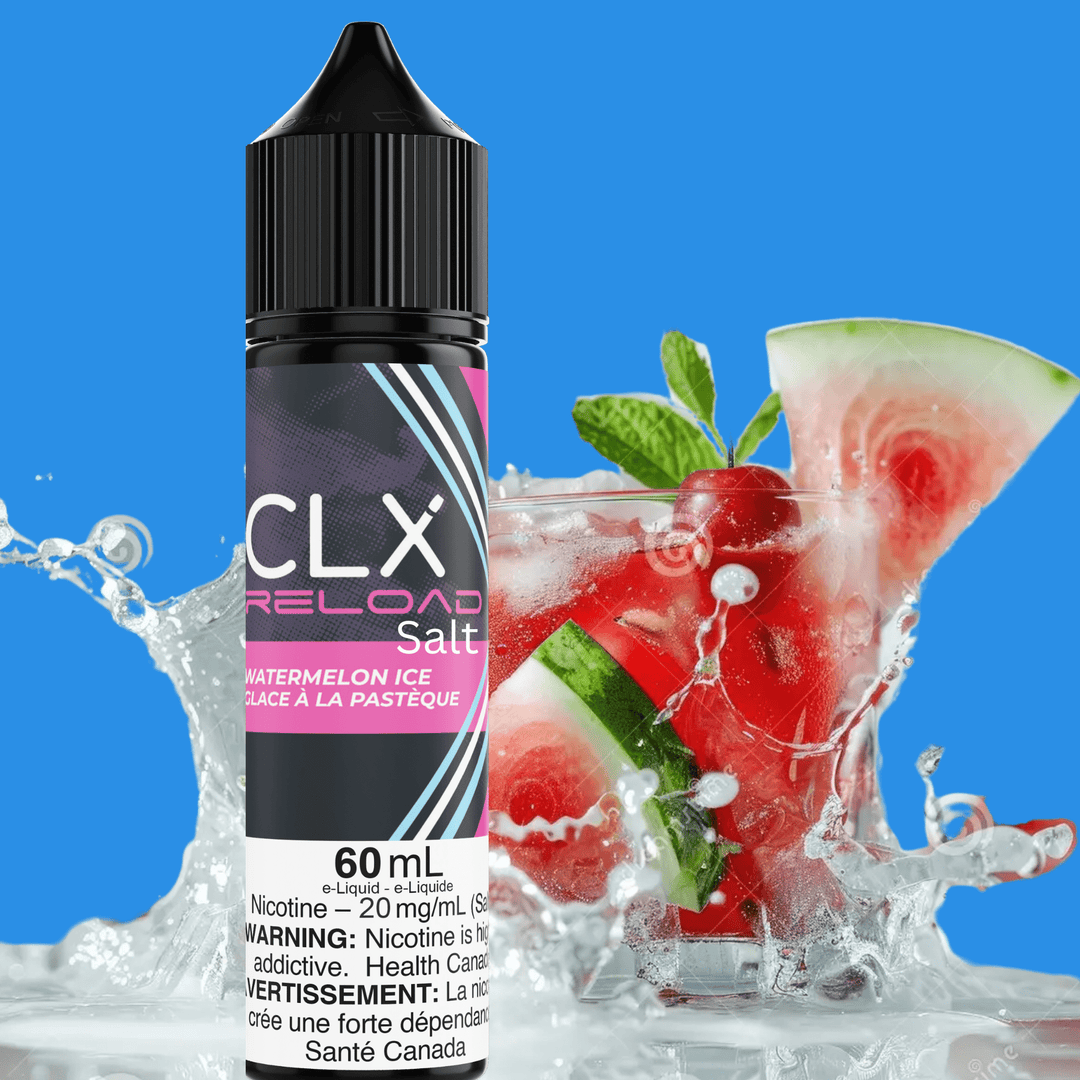 CLX Reload Salt Nic E-Liquid 60ml / 20mg CLX Reload 60ml Salt-Watermelon Ice CLX Reload 60ml Salt-Watermelon Ice in Yorkton Sask