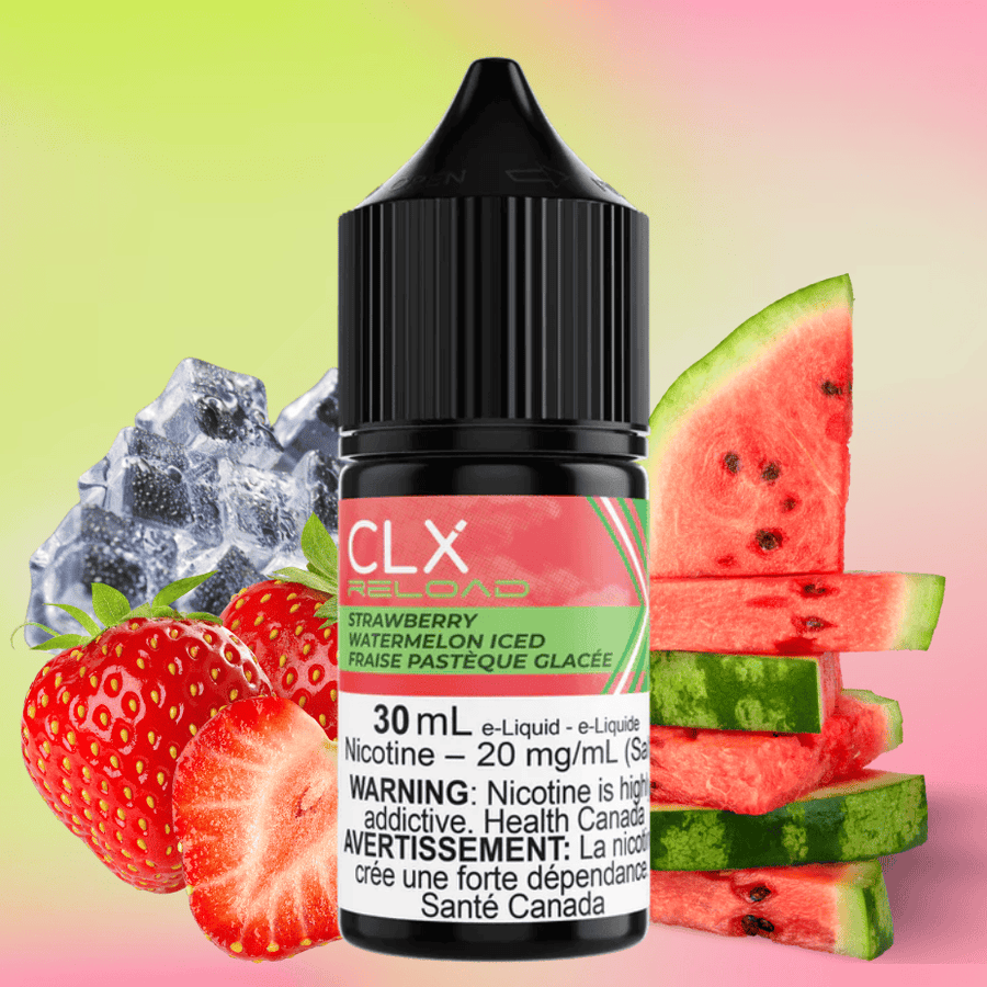 CLX Reload Salts-Strawberry Watermelon Iced Vape Superstore Yorkton Saskatchewan