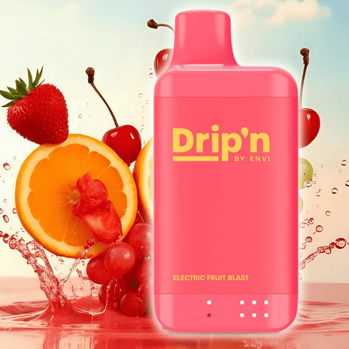 Drip'n by Envi 16K Disposable Vape - Electric Fruit Blast 8mL / 16000 Puffs / 20mg Vape Superstore Yorkton Saskatchewan