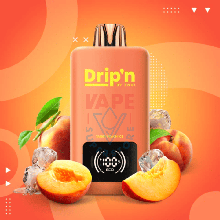 Drip'n by Envi 70K Disposable Vape - Tangy Peach Vape Superstore Yorkton Saskatchewan