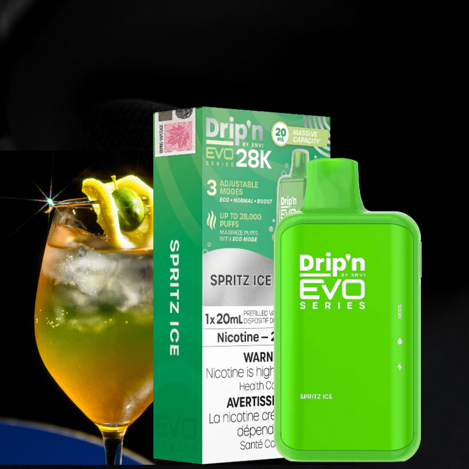 Drip'n by Envi EVO 28k Disposable Vape-Spritz Ice 28000 Puffs / 20mg Vape Superstore Yorkton Saskatchewan