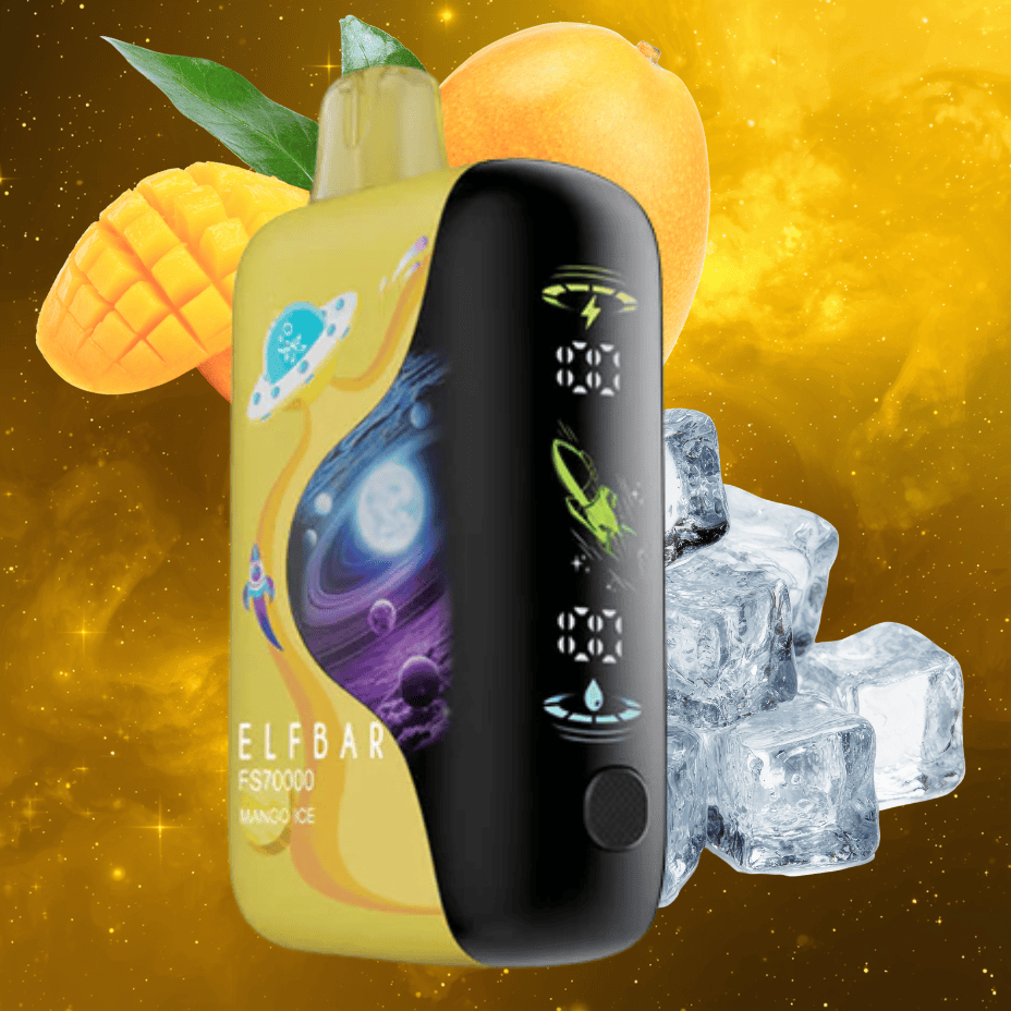 ELFBAR FS70K Disposable Vape - Mango Ice 20mL / 70000 Puffs / 20mg/mL Vape Superstore Yorkton Saskatchewan