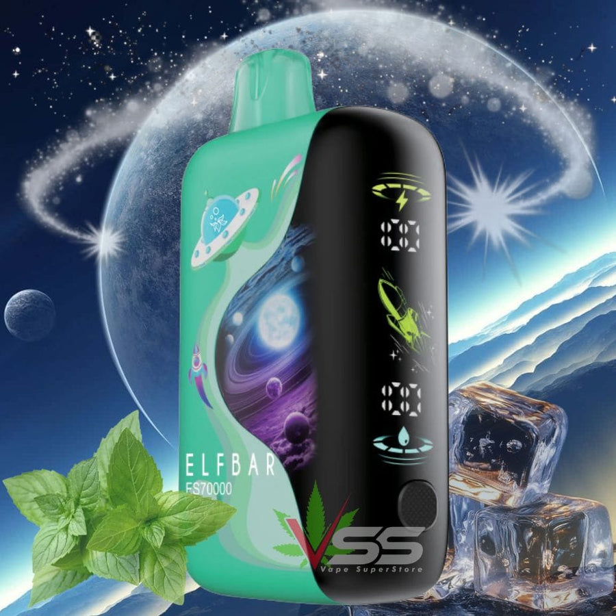 ELFBAR FS70K Disposable Vape - Miami Mint 20mL / 70000 Puffs / 20mg Vape Superstore Yorkton Saskatchewan