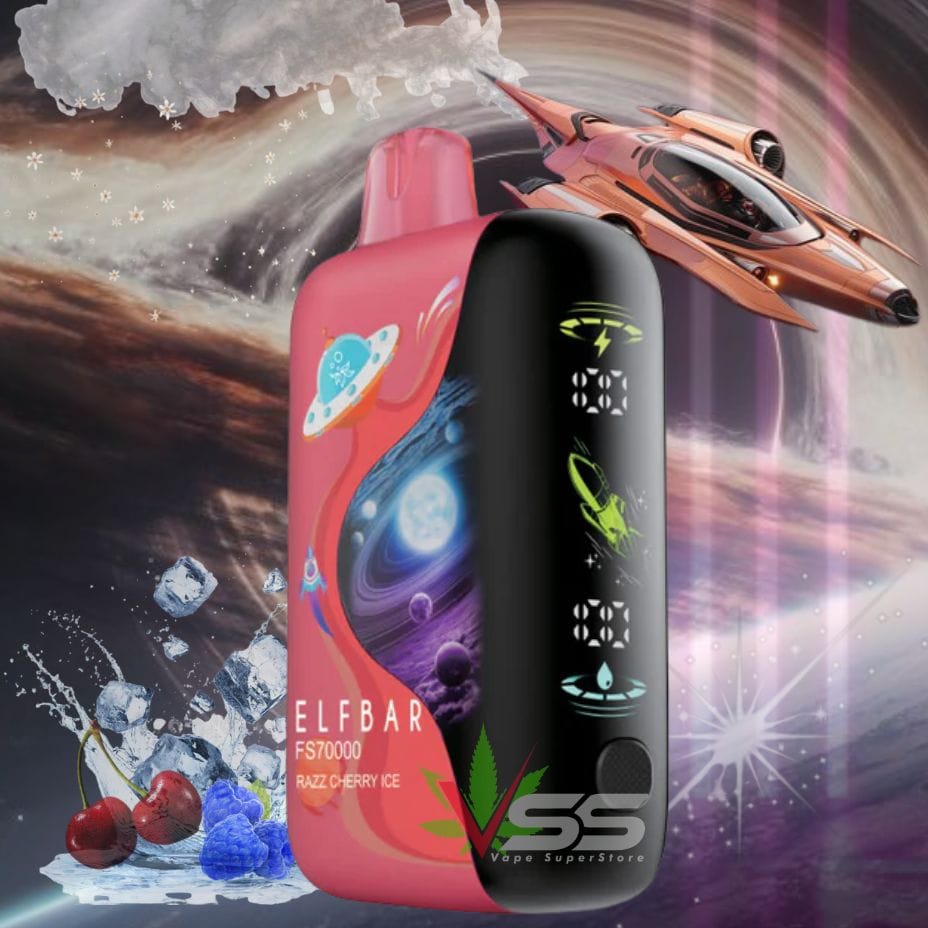 ELFBAR FS70K Disposable Vape - Razz Cherry Ice 20mL / 70000 Puffs / 20mg Vape Superstore Yorkton Saskatchewan